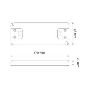 3326_a-1 LED trafo PREMIUM 100W, 12V bez káblov