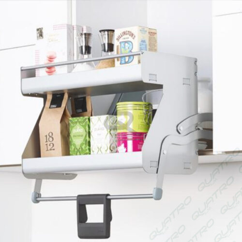 KB-iMove 600mm 2-policový strieborný