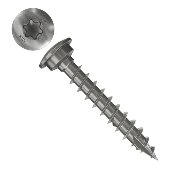 Drevoskrutka 7 x 40 Zz torx 30 nerez pre upevnenie pätky FJS-LT