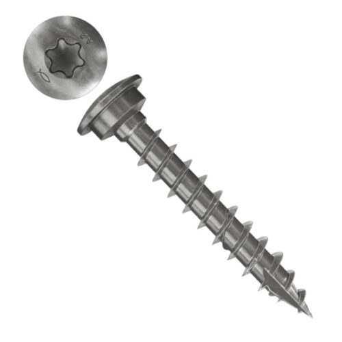 Drevoskrutka 7 x 50 Zz torx 30 nerez pre upevnenie pätky FJS-LT