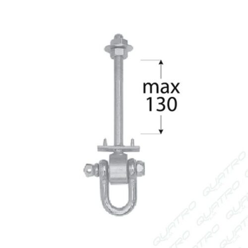 Uchytenie hojdačky M12 130mm MHD130