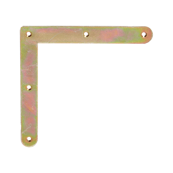 Rohovník NB12 120x120x17x1mm Zn žltý