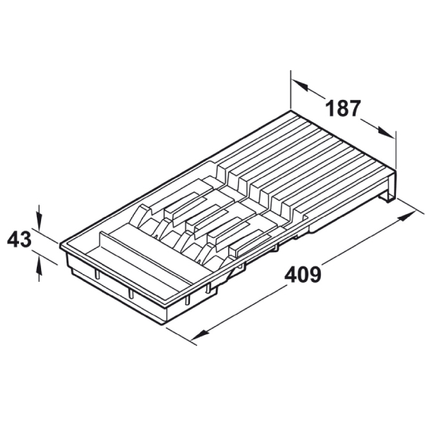 BLUM - AMBIA-LINE držiak nožov ZC7M0200