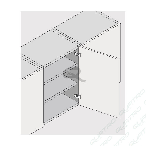 6151_b BLUM - ZÁVES 110° naložený s tlmením na skrutky 71B3550