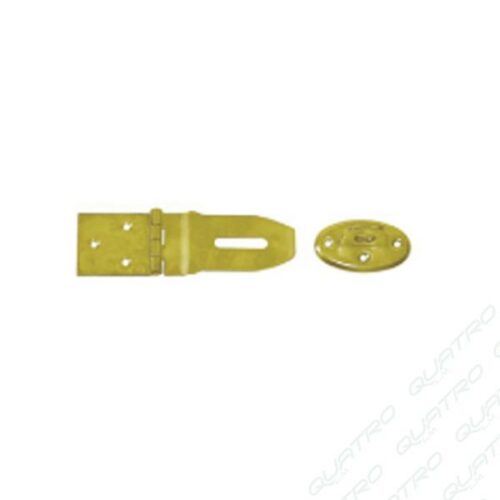 Záves bránkový zamykací WRZ1 150x50x2mm Zn žltý