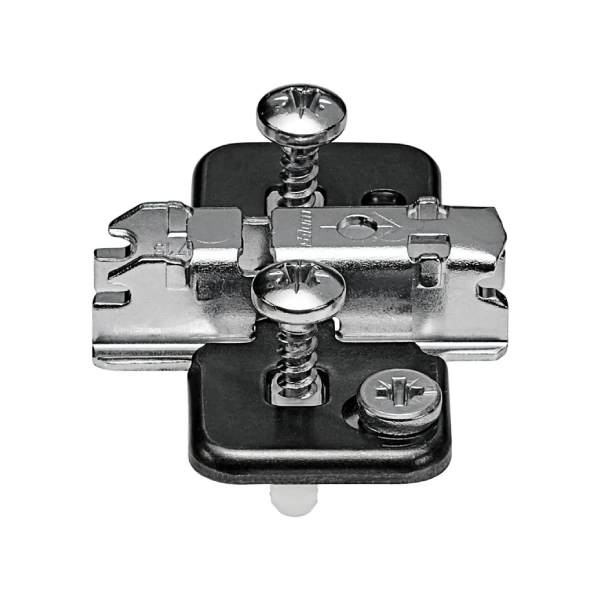 6315 BLUM - montážna platnička krížová s excnetrom EXPANDO h=0 174H7100E čierny ónyx