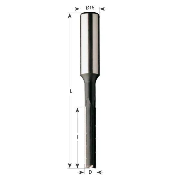 Vrták dlabací s lámačmi triesok D14x90 L145 S=16x50mm pravý