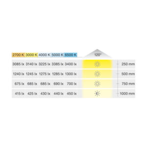 LED pásik 3148 8mm Loox5 biela denná 4000K 24V 9,5W/m balenie 5m