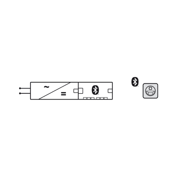 Spínač pohybový Connect Mesh biely 24V