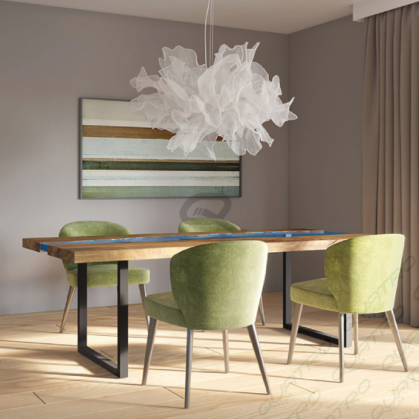 Noha INDUSTRY "U" H710x820mm čierna