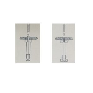 922_c-1 Noha R2 120 mm biela PVC rektifikácia