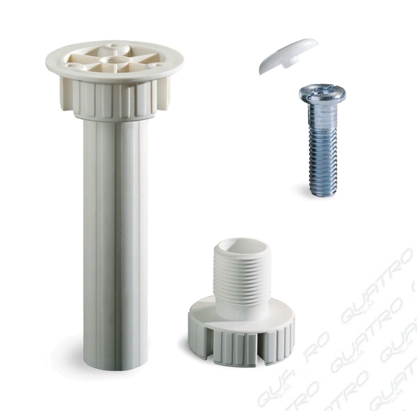 Noha R5 120 mm biela PVC rektifikácia