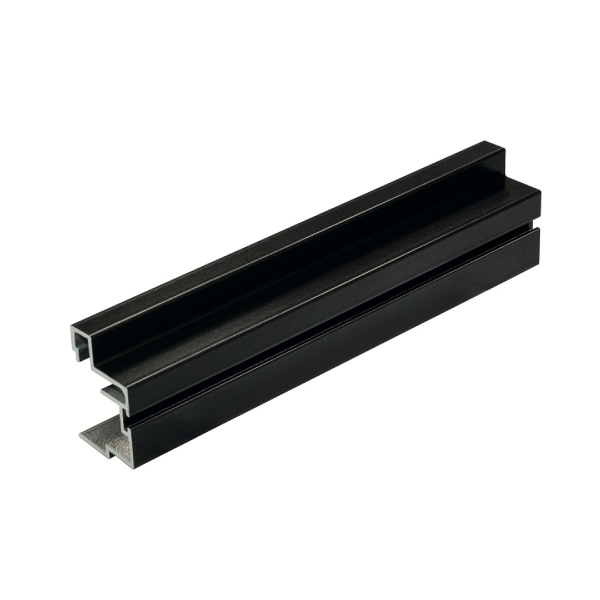 15277-1 Bočný úchyt FAWORYT 16/18mm 2,7m čierny matný - SEVROLL 05306