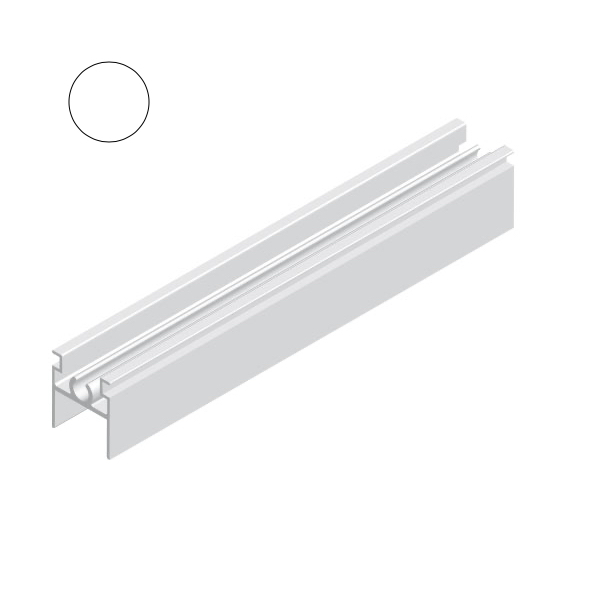 Lišta dverová horná SIMPLE 3m biela - SEVROLL 04943