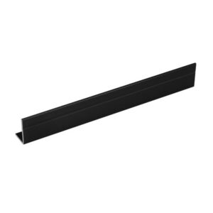 Lišta krycia mini 11/17mm 3m čierna matná - SEVROLL 05298