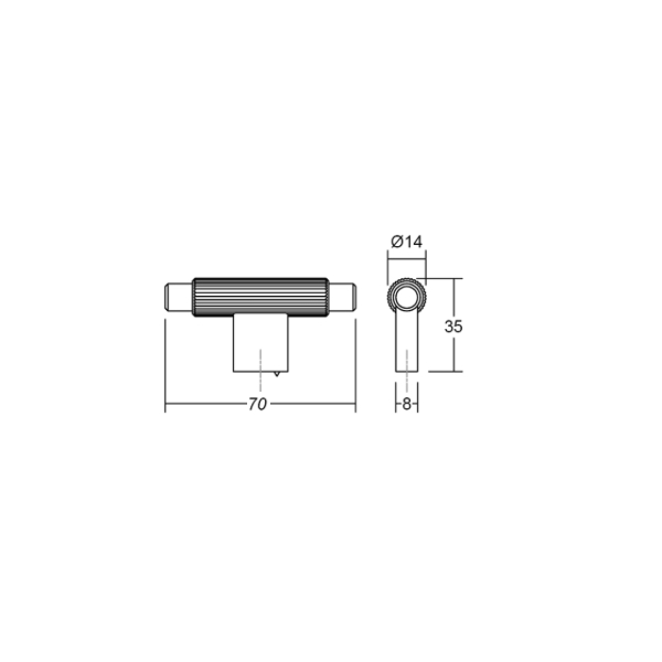 Knopok ARPA Viefe patina 70x37 0583070L623