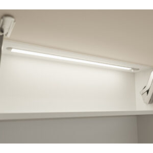 833.72.984_a AL profil 1191 pre LED pás 10mm Loox5 zápustný strieborný 2,5m s opálovým difúzorom