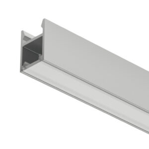 833.95.736 AL profil 2103 pre 8mm LED pás Loox5 povrchový hliník 3m s vloženým opálovým difúzorom