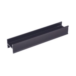 Lišta deliaca H18 DEKOR antracit 3m - SEVROLL 06041