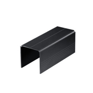 Posuvný profil horný SINGLE 3m čierny  - SEVROLL 05989