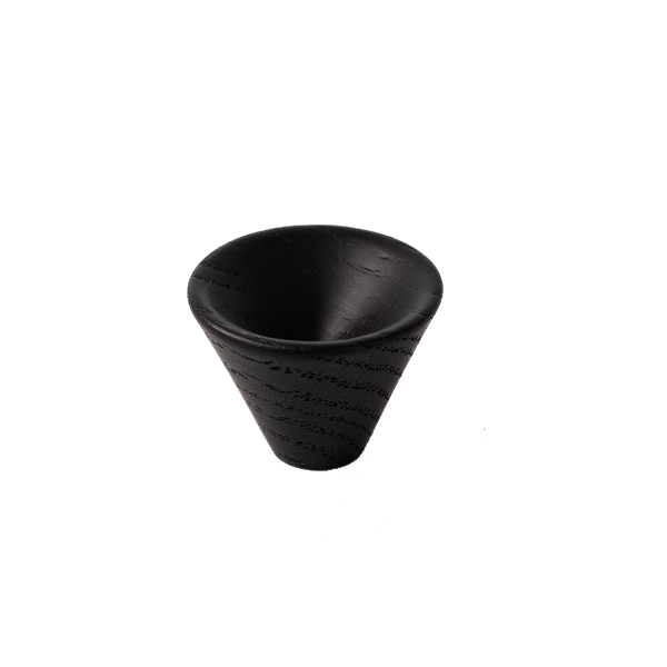 Knopok CONIC VIEFE D29 čierna drevená 0538029WM2