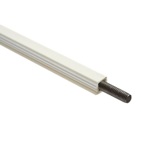 Tyè závitová s bielym krytom <= 2400mm pre vyrovnanie dverí planofit